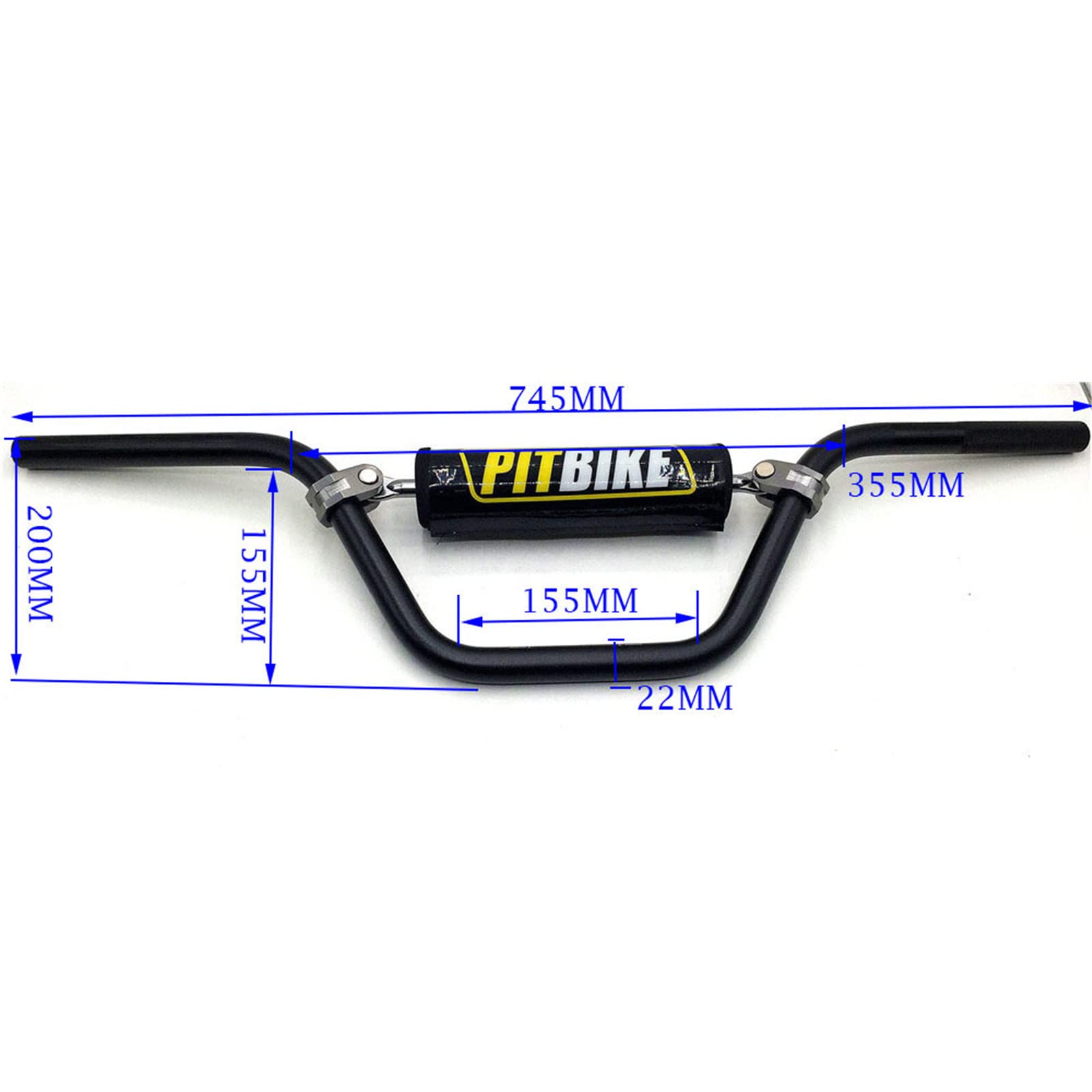 DHバー CONTROL Amazon.com: Motorcycle Handlebar 7/8